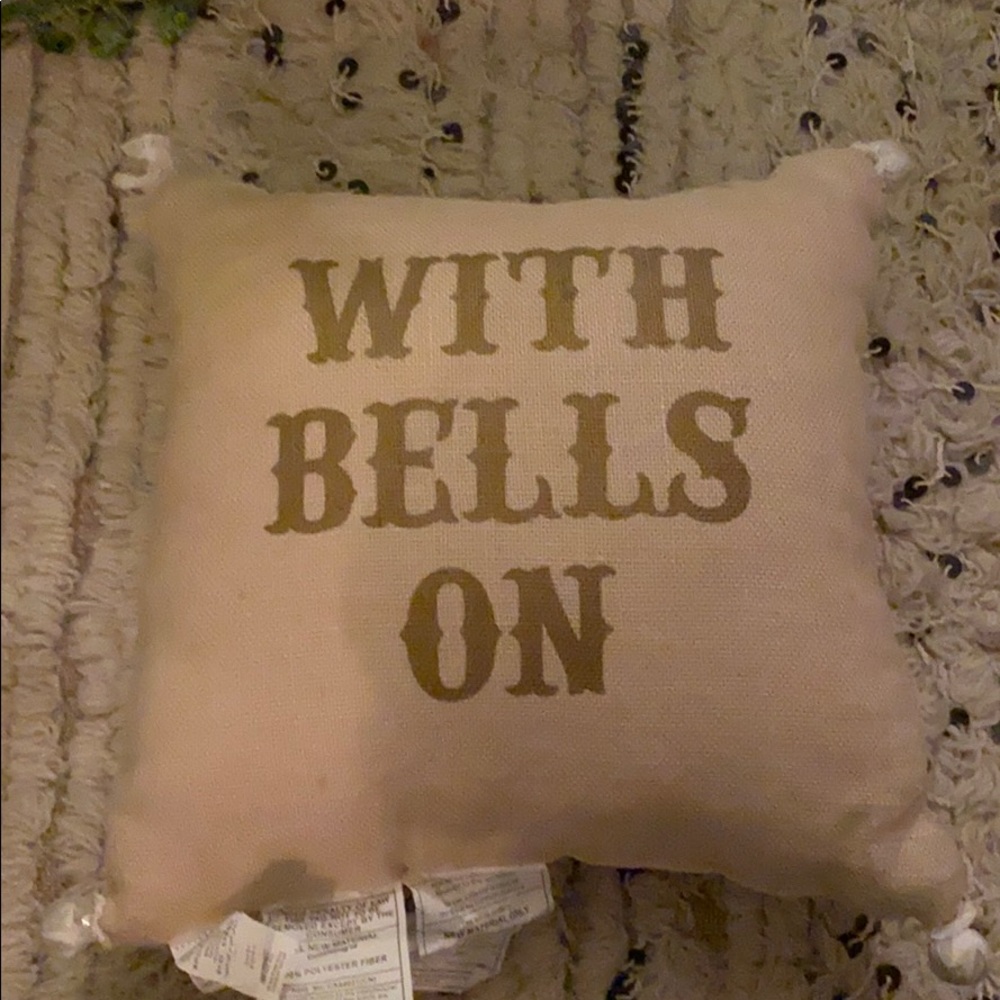 Pottery Barn Emily Meritt With Bells On Pillow